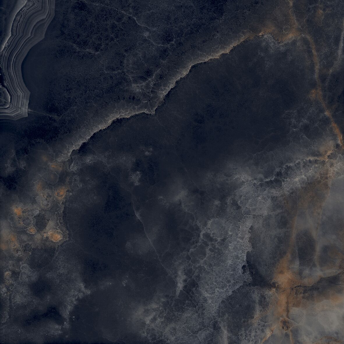 Interstellar Black Керамогранит чёрный 80х80 полированный Interstellar Black Керамогранит чёрный 80х80 полированный