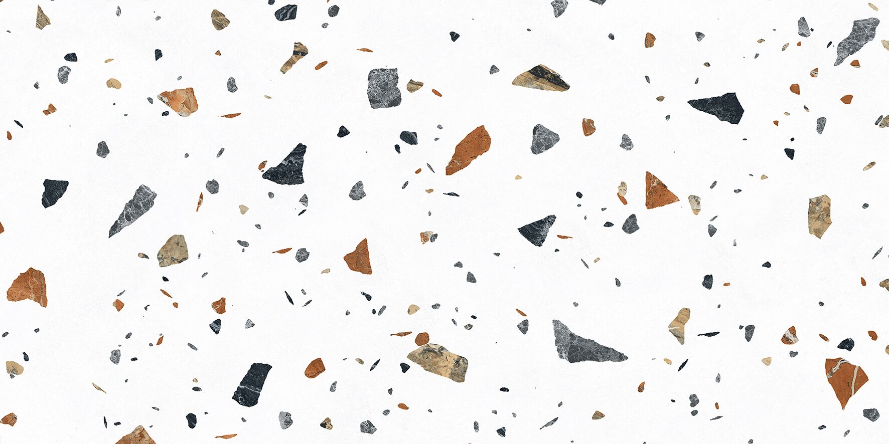 Terazzo Bianco Керамогранит цветной 60х120 матовый карвинг