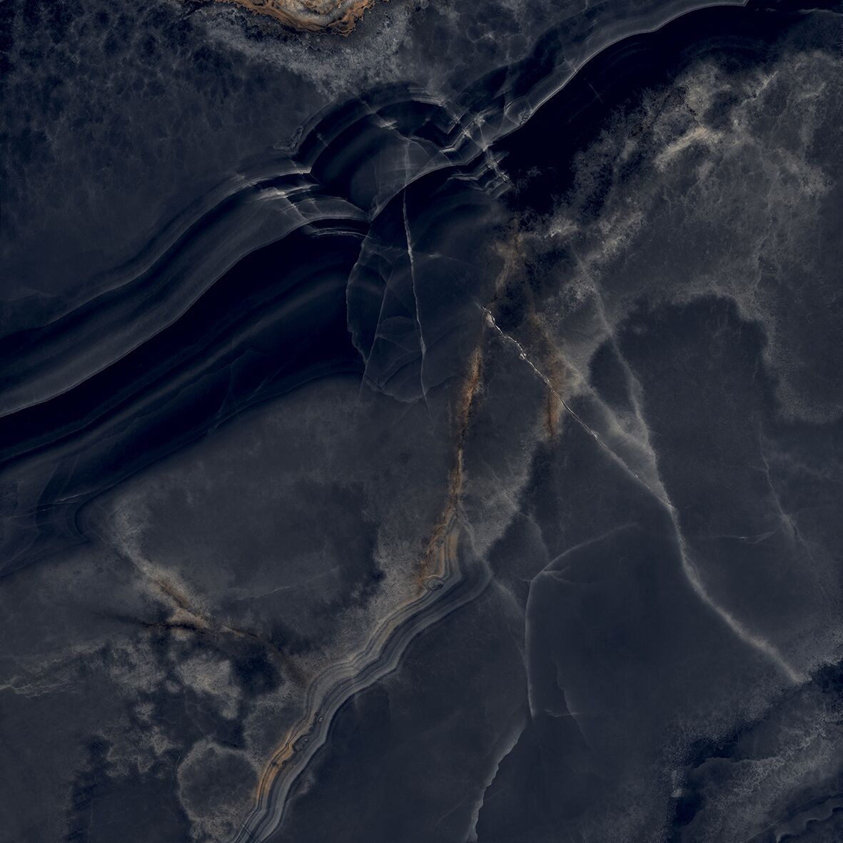 Interstellar Black Керамогранит чёрный 80х80 полированный Interstellar Black Керамогранит чёрный 80х80 полированный