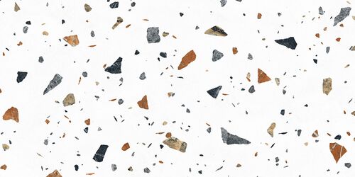 Terazzo Bianco Керамогранит цветной 60х120 матовый карвинг