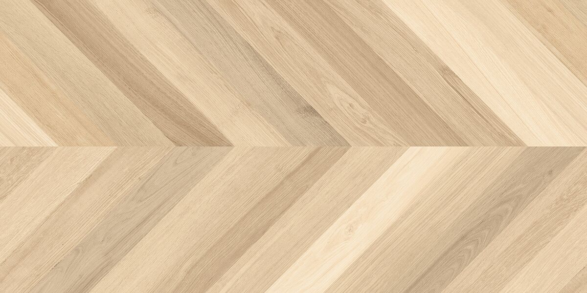 Wood Royal Almond Chevron M Керамогранит бежевый 60х120 матовый карвинг