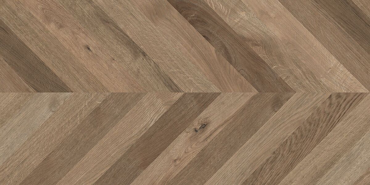 Wood Lux Walnut Chevron M Керамогранит коричневый 60х120 матовый карвинг