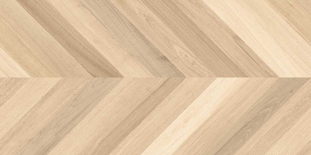 Wood Royal Almond Chevron M Керамогранит бежевый 60х120 матовый карвинг