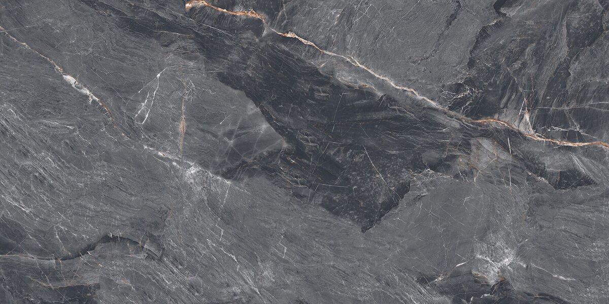 Jerico Nero Керамогранит чёрный 60х120 матовый карвинг