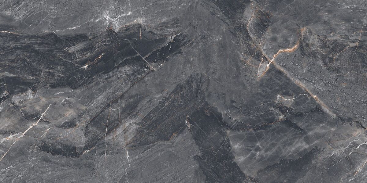 Jerico Nero Керамогранит чёрный 60х120 матовый карвинг