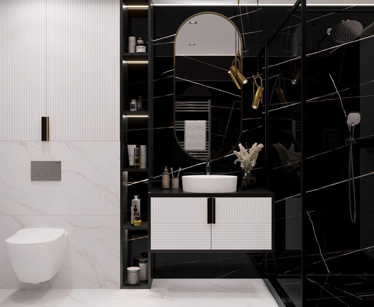 Lawa Black Керамогранит черный 60х120 Полированный