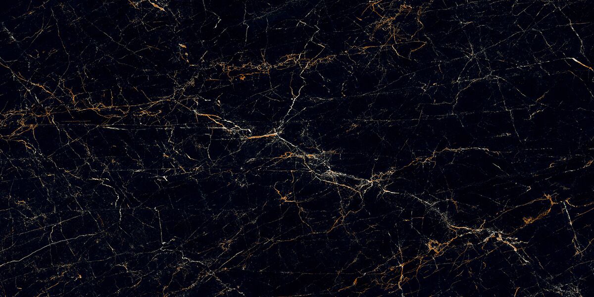 Нирвана Блэк Керамогранит черный 60х120 полированный