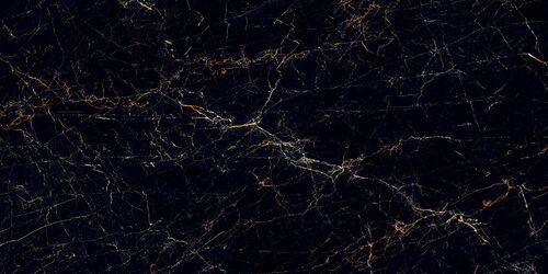 Нирвана Блэк Керамогранит черный 60х120 полированный