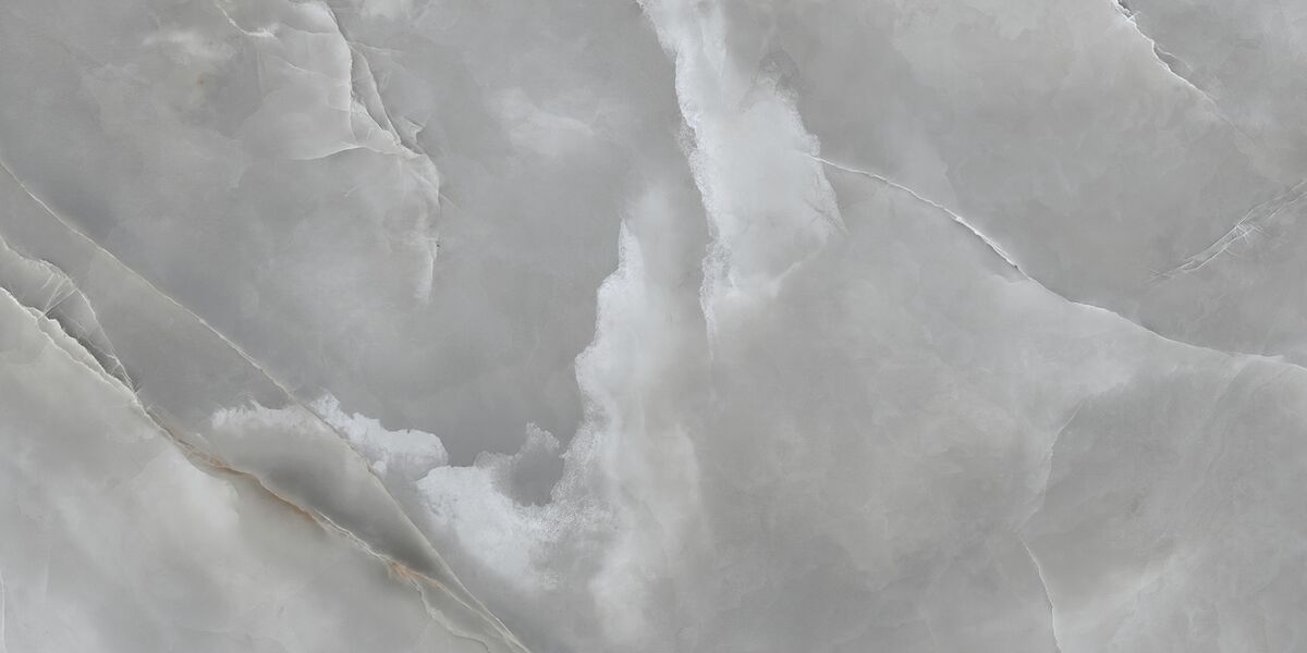 Snowy Night Керамогранит серый 60х120 лаппатированный шайн