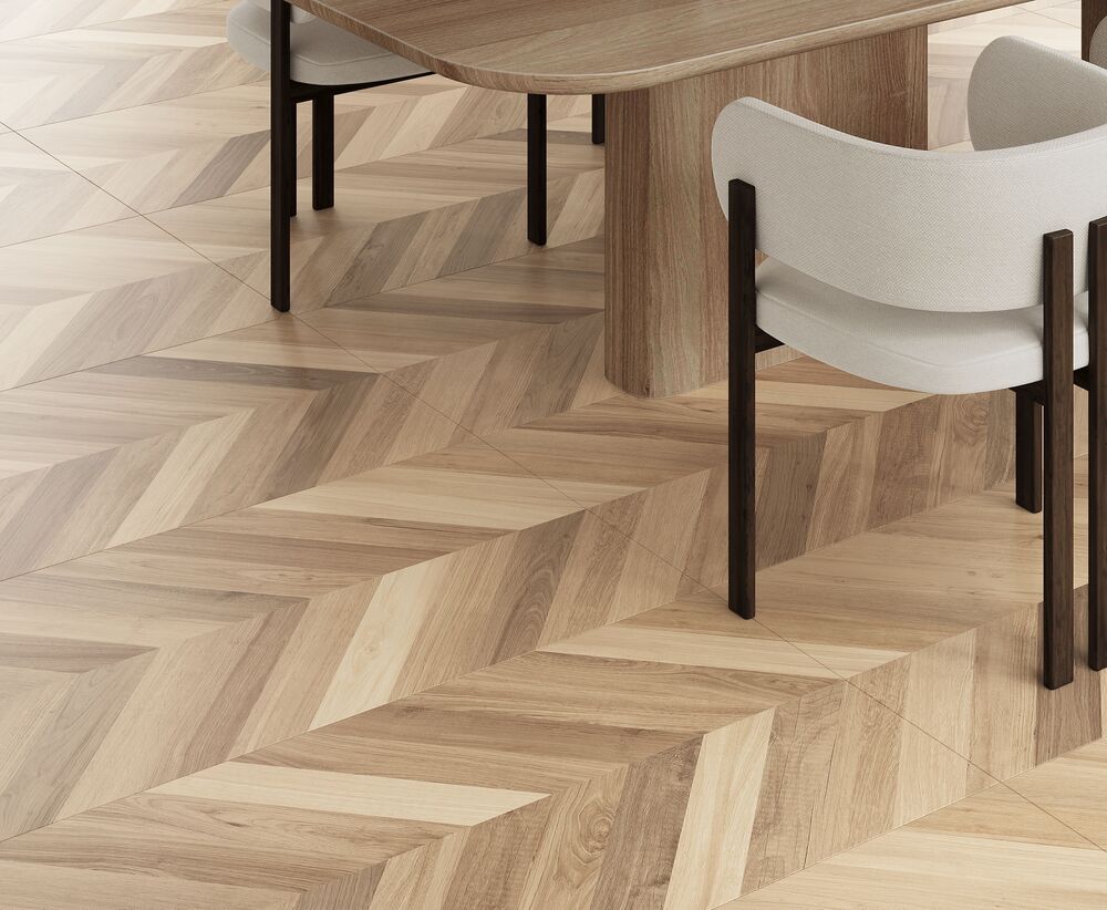 Wood Royal Almond Chevron M