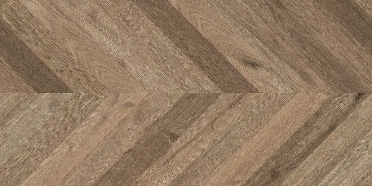 Wood Lux Walnut Chevron M Керамогранит коричневый 60х120 матовый карвинг