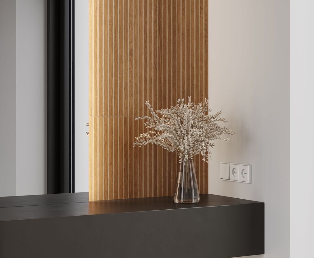 Wood Canarium Almond Stripes
