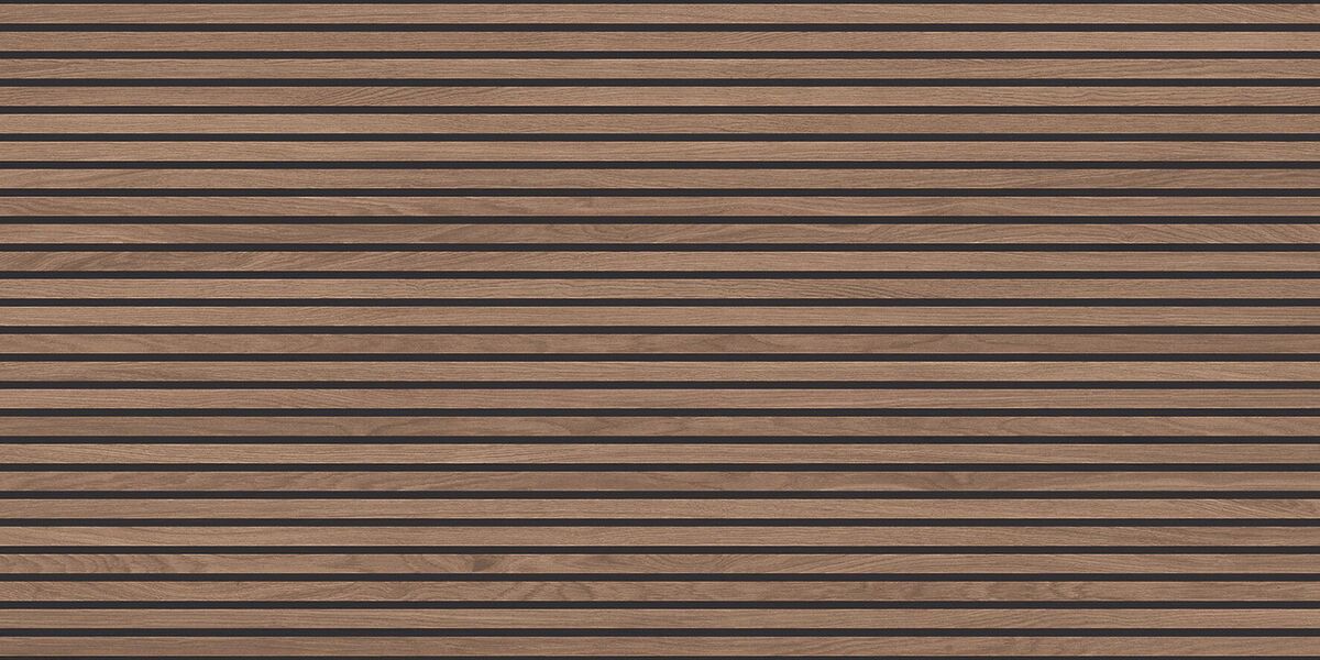 Wood Canarium Wenge Stripes Керамогранит коричневый 60х120 матовый карвинг