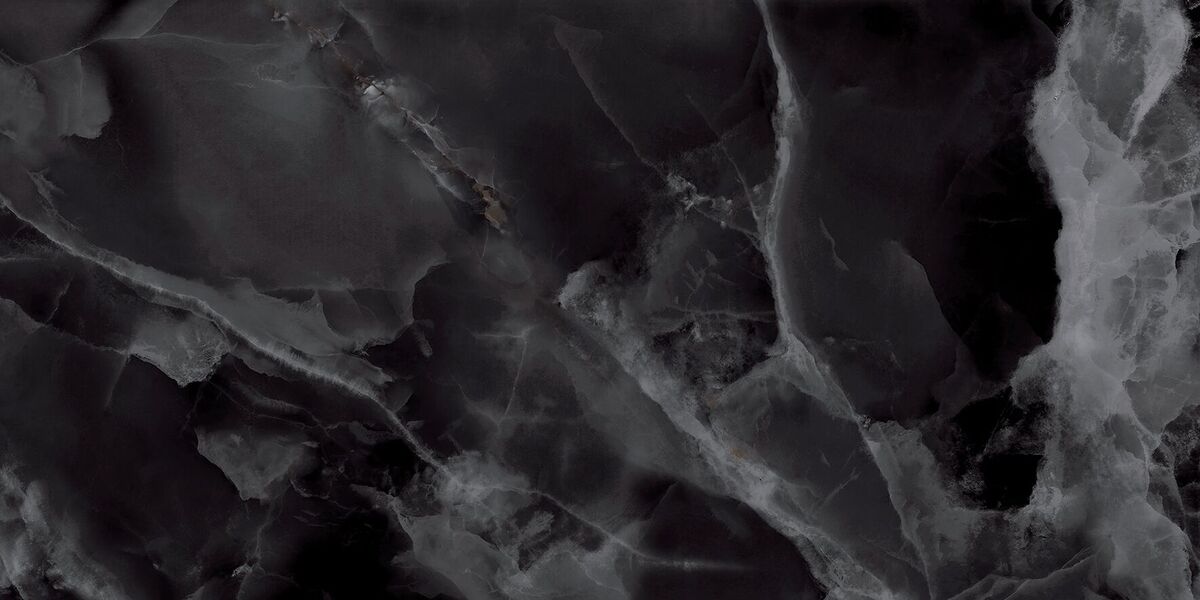 Andora Black Керамогранит чёрный 60х120 полированный