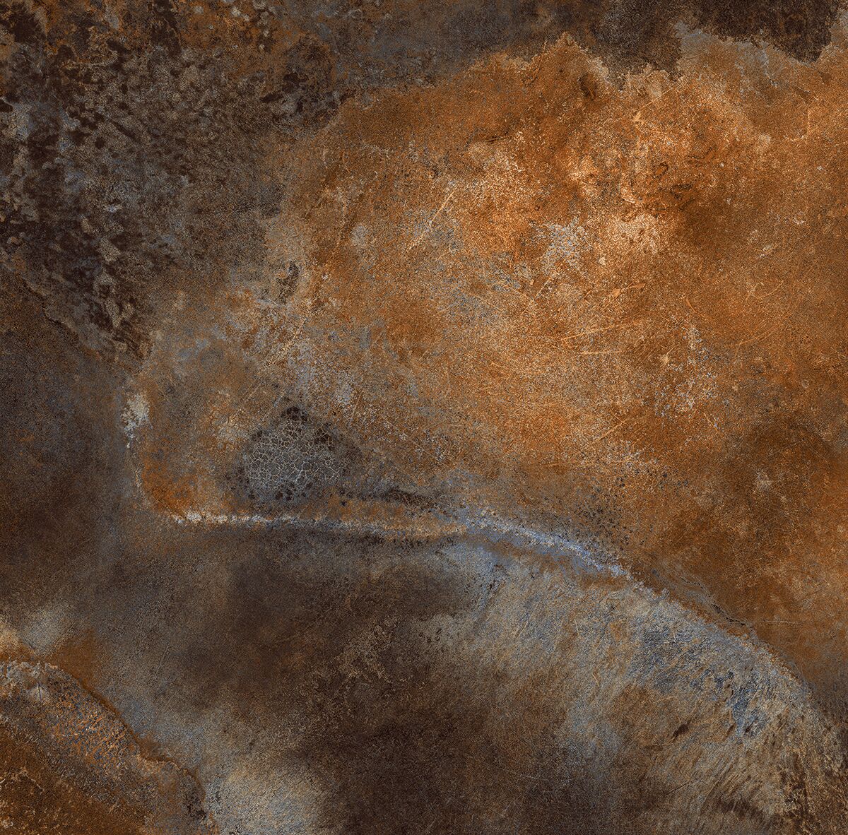 Дазл Космос Гранде Керамогранит коричневый 60х60 полуполированный