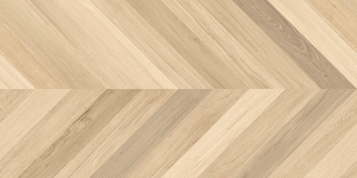 Wood Royal Almond Chevron M Керамогранит бежевый 60х120 матовый карвинг