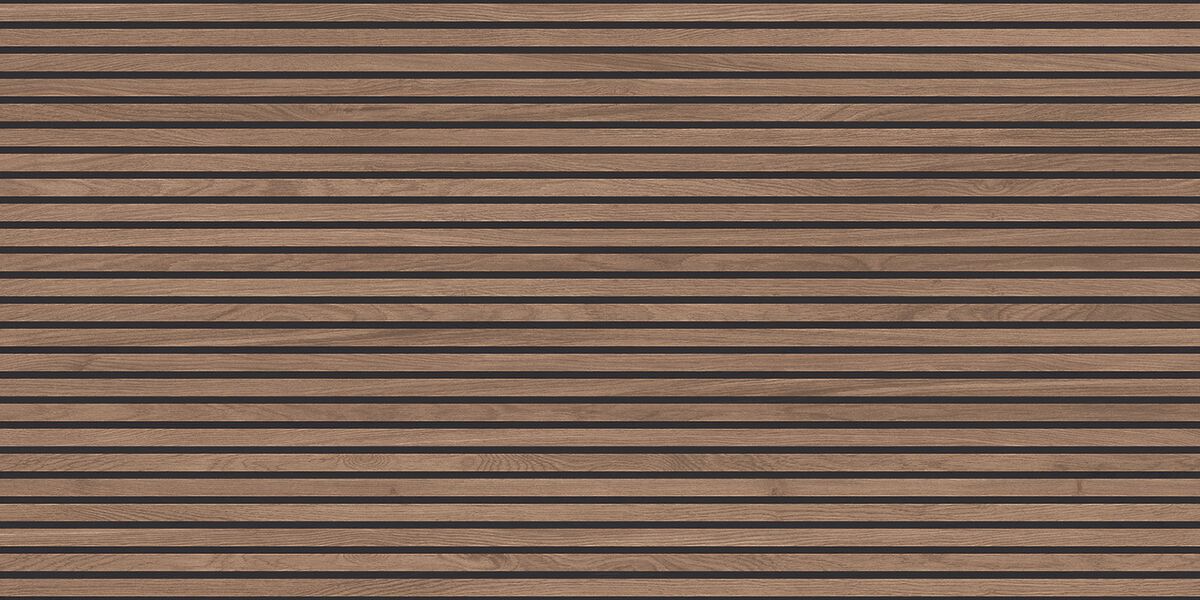 Wood Canarium Wenge Stripes Керамогранит коричневый 60х120 матовый карвинг