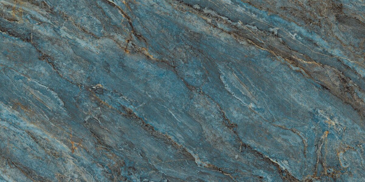 Beam Turquoise Керамогранит бирюзовый 60х120 лаппатированный шайн